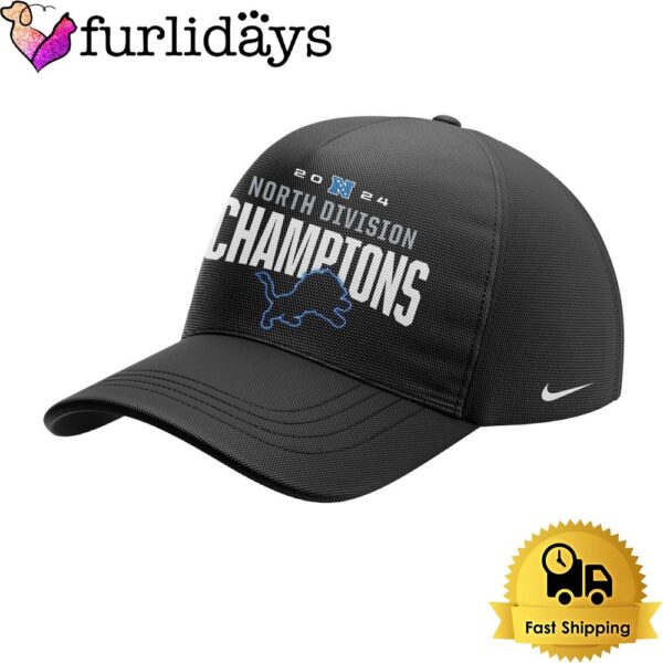 NFL Detroit Lions 2024 NFC North Division Champions Baseball Cap