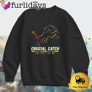 NFL Detroit Lions Autism Awareness T Shirt Crucial Catch