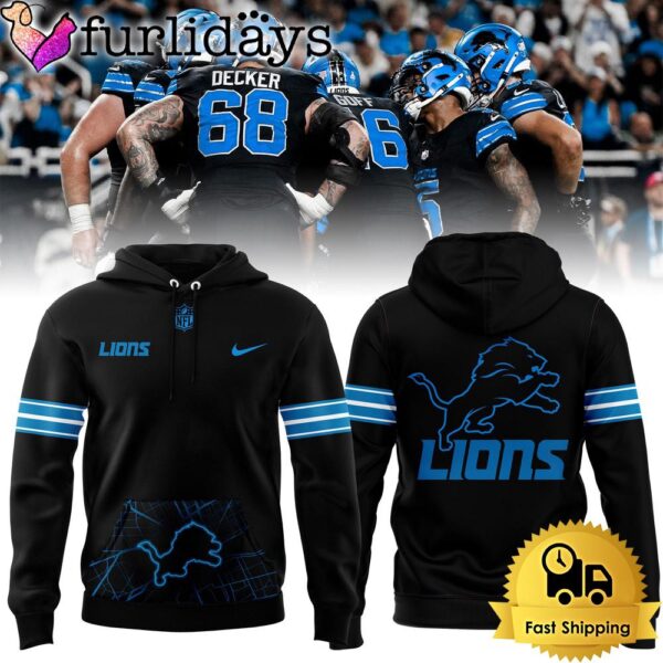 NFL Detroit Lions Dark Knights Limited Edition Hoodie