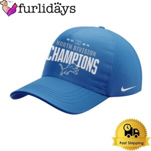 NFL Detroit Lions Football NFC North Division Champions Navy Cap