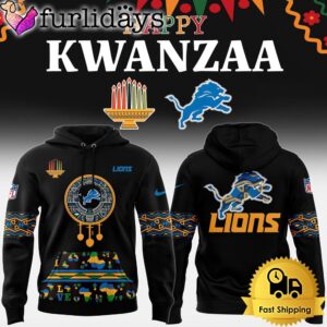 NFL Detroit Lions Happy Kwanzaa Limited…