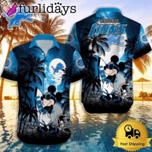 NFL Detroit Lions Mickey Mouse Summer…