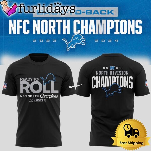 NFL Detroit Lions NFC North Division Champions Limited Edition T Shirt