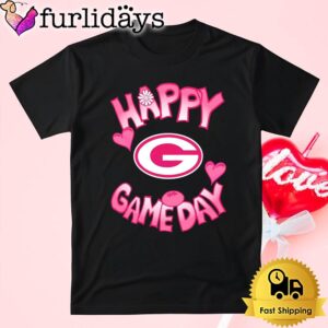 NFL Green Bay Packers Happy GameDay Valentine's Day T Shirt