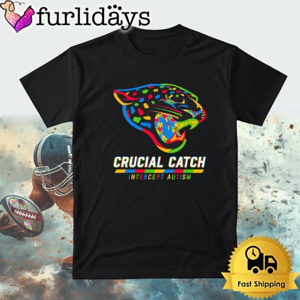 NFL Jacksonville Jaguars Autism Awareness T Shirt Crucial Catch