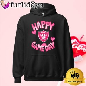 NFL Las Vegas Raiders Happy GameDay Valentine's Day T Shirt