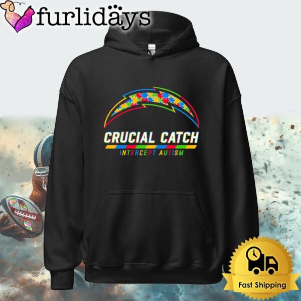 NFL Los Angeles Chargers Autism Awareness T Shirt Crucial Catch