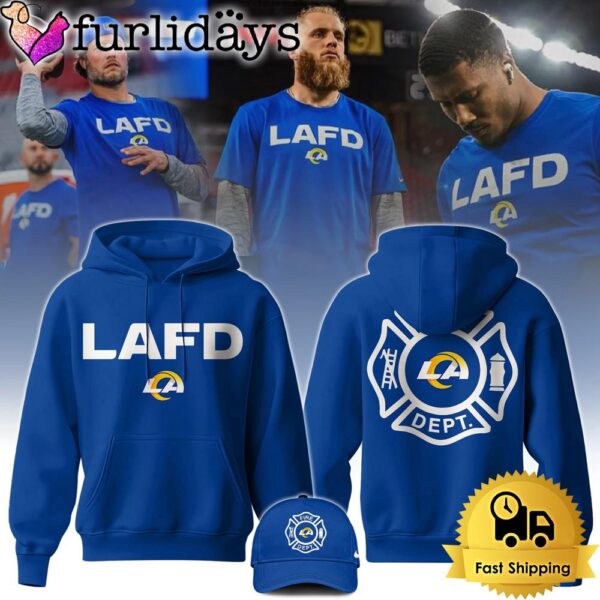 NFL Los Angeles Rams x LA City Fire Department Limited Edition Navy Hoodie