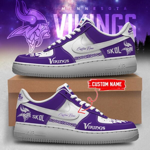 NFL Minnesota Vikings Skol Limited Edition Custom Air Force 1 Shoes