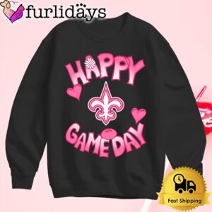 NFL New Orleans Saints Happy GameDay Valentine's Day T Shirt