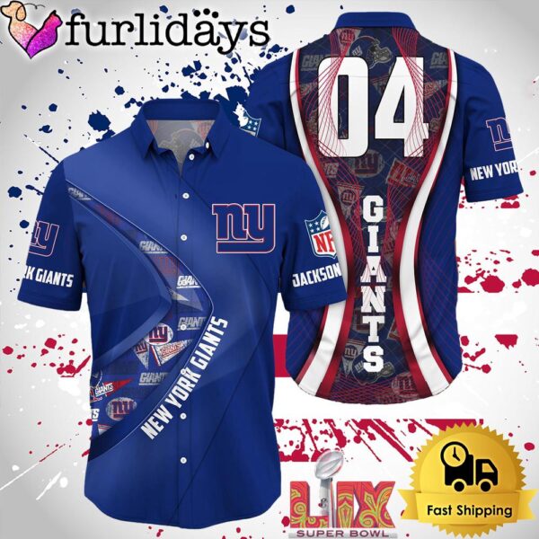 NFL New York Giants Super Bowl LIX Fans Custom Hawaiian Shirt