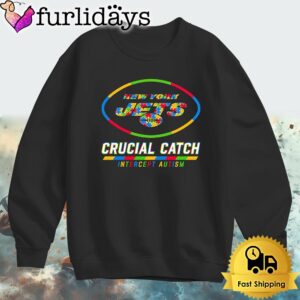 NFL New York Jets Autism Awareness T Shirt Crucial Catch