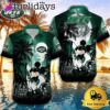 NFL New York Jets Mickey Mouse Summer Hawaiian Shirt, Disney Hawaiian Shirt