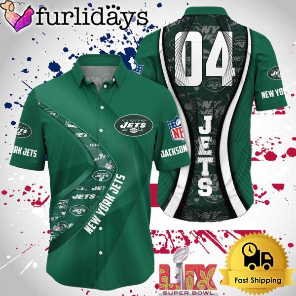 NFL New York Jets Super Bowl LIX Fans Custom Hawaiian Shirt