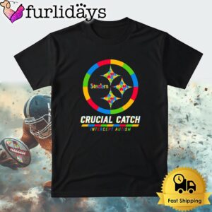 NFL Pittsburgh Steelers Autism Awareness T Shirt Crucial Catch