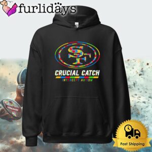 NFL San Francisco 49ers Autism Awareness T Shirt Crucial Catch