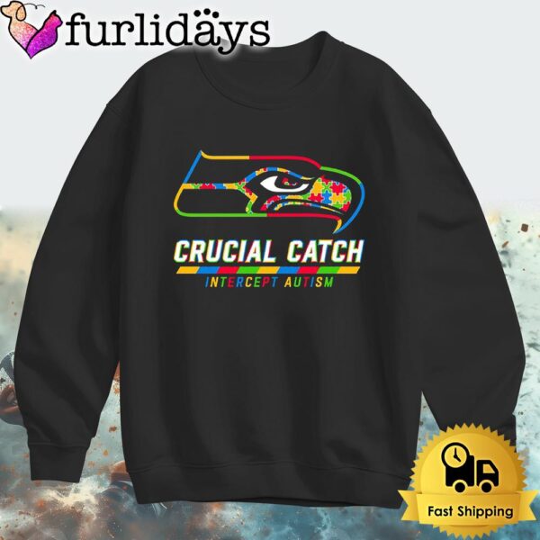 NFL Seattle Seahawks Autism Awareness T Shirt Crucial Catch