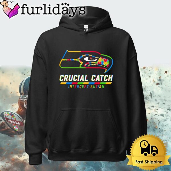 NFL Seattle Seahawks Autism Awareness T Shirt Crucial Catch