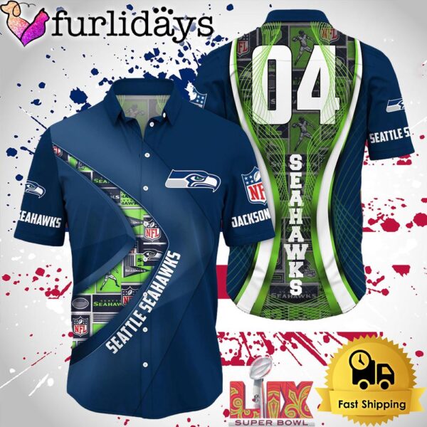 NFL Seattle Seahawks Super Bowl LIX Fans Custom Hawaiian Shirt