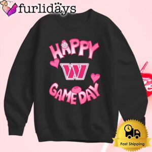 NFL Washington Commanders Happy GameDay Valentine's Day T Shirt