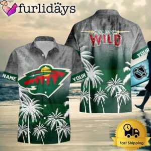 NHL Minnesota Wild Special Personalized Hawaiian…