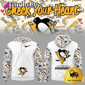 NHL Pittsburgh Penguins Check Your Heart Limited Edition Hoodie