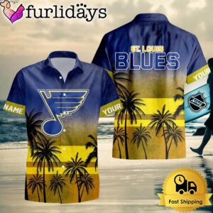 NHL St Louis Blues Special Personalized Hawaiian Shirt