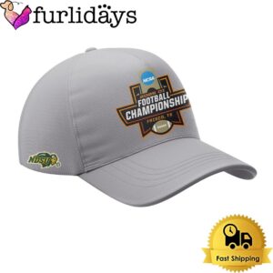 North Dakota State Bison Football 10 Time National Championship Grey Baseball Cap