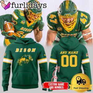 North Dakota State Bison Football 2025 Limited Edition Custom Hoodie