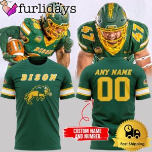 North Dakota State Bison Football 2025 Limited Edition Custom T Shirt