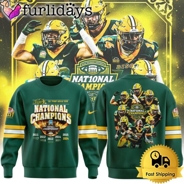 North Dakota State Bison Football Champions 2025 Sweatshirt