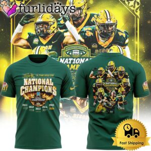 North Dakota State Bison Football Champions 2025 T Shirt