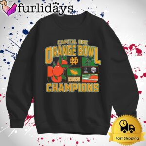 Notre Dame Fighting Irish 2025 Capital One Orange Bowl Champions T Shirt