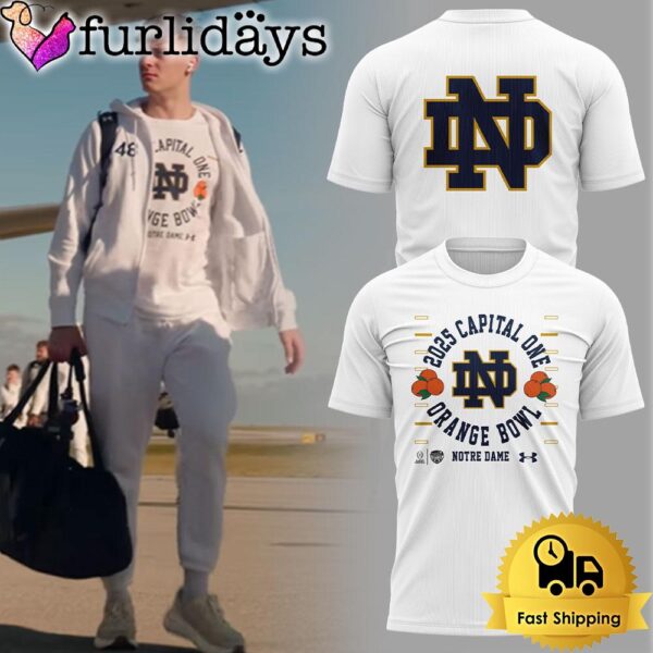 Notre Dame Fighting Irish  Football Orange Bowl Limited Edition T Shirt