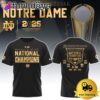 Notre Dame Fighting Irish National Champions 2025 T Shirt