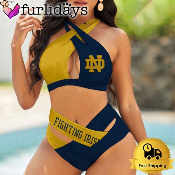 Notre Dame Fighting Irish Women Bikini Set Sport