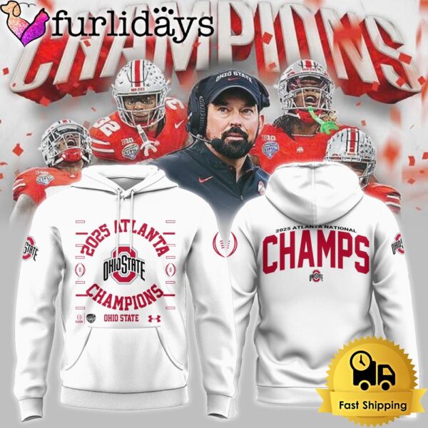 Ohio State Buckeyes 2025 Atlanta National Football Champions Hoodie