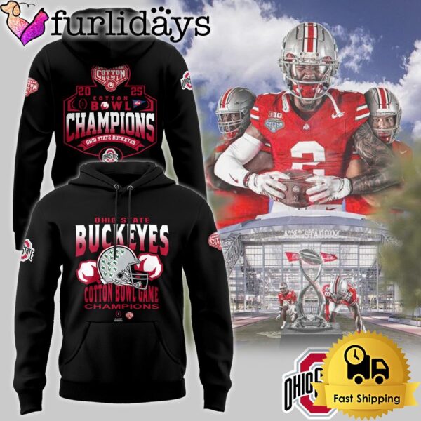 Ohio State Buckeyes Football Cotton Bowl Game Champions Hoodie