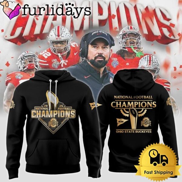 Ohio State Buckeyes National Football Champions 2025 Hoodie