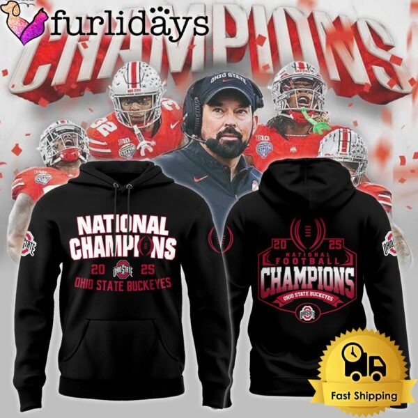 Ohio State National Football National Champions 2025 Hoodie