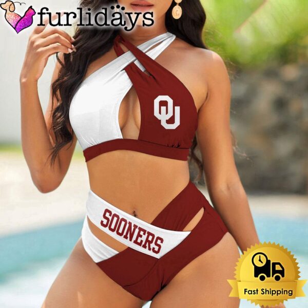 Oklahoma Sooners Women Bikini Set Sport