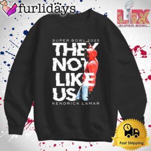 Super Bowl They Not Like Us Kendrick Lamar Halftime Show T Shirt