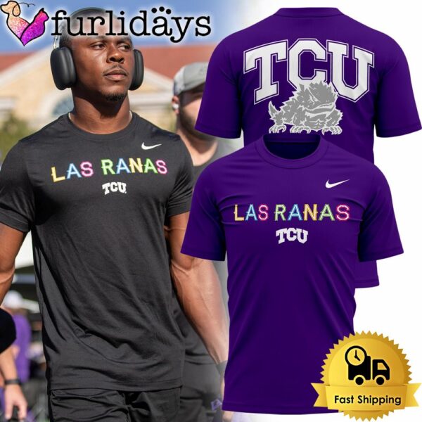 TCU Horned Frogs Football Las Ranas T Shirt