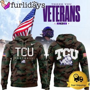 TCU Horned Frogs Football Military Appreciation Hoodie