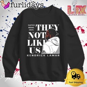 They Not Like Us Kendrick Lamar Super Bowl 2025 T Shirt