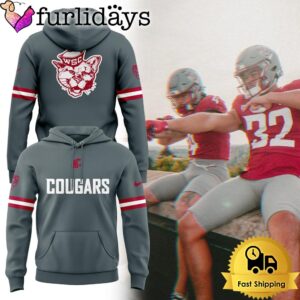 Washington State Football Mascot Logo Limited Edition Grey Hoodie