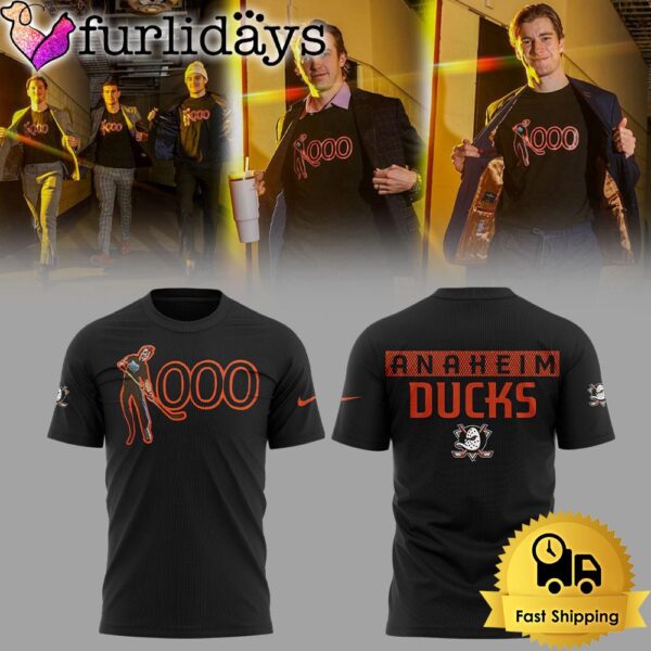 Anaheim Ducks Cam Fowler Who Played In His 1,000Th T Shirt