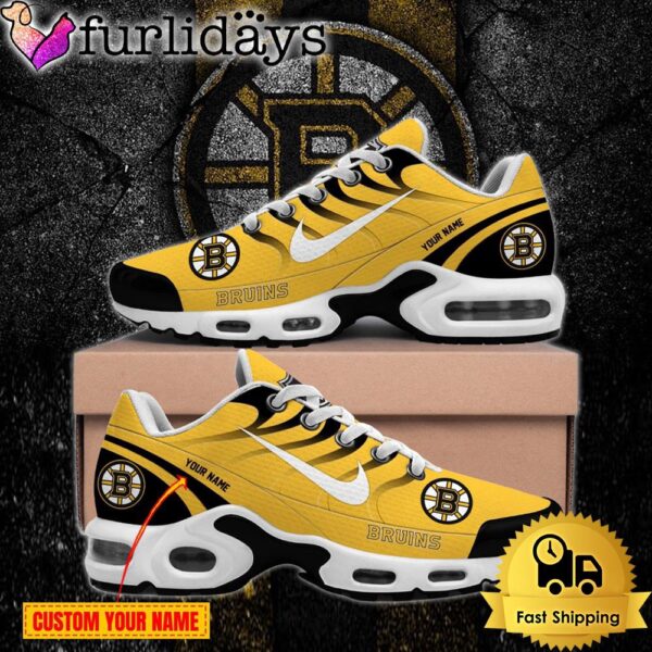 Boston Bruins Run together, share together Custom name Air Max Plus Shoes