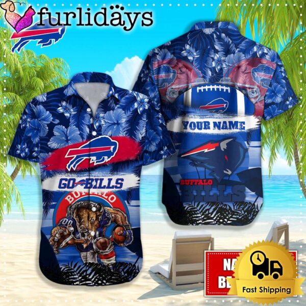 Buffalo Bills Mascot Football Hawaiian Shirt, NFL Aloha Shirts