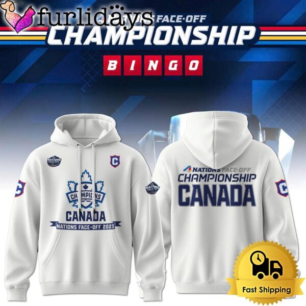 CANADA Hockey 2025 4 Nations Face-Off Champion Hoodie